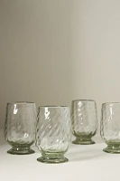 Greer Glass Goblets, Set of 4