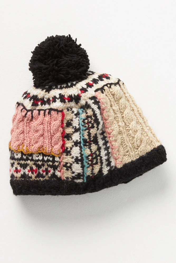 French Knot Brimfield Beanie