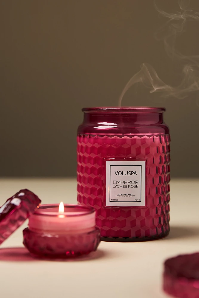 Voluspa Emperor Lychee Glass Jar Candle