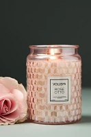 Voluspa Rose Otto Glass Jar Candle