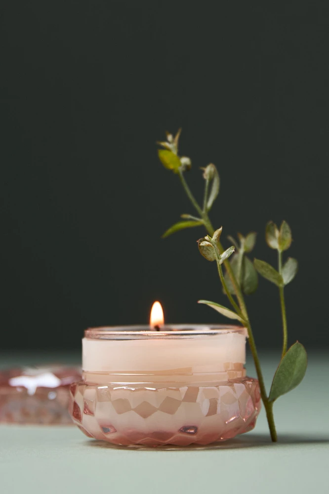 Voluspa Rose Otto Glass Jar Candle