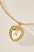 Monogram Heart Pendant Necklace