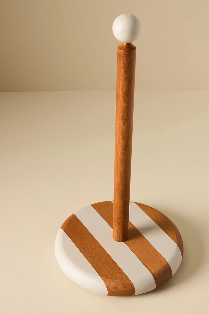 Catania Wooden Paper Towel Holder