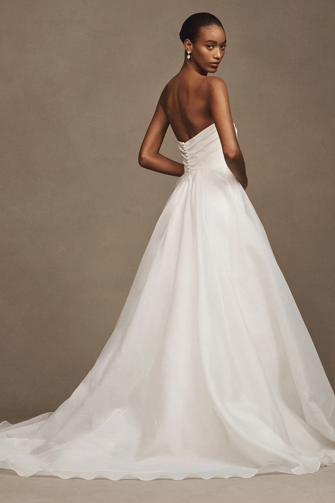 Watters Fortune Strapless A-Line Wedding Gown