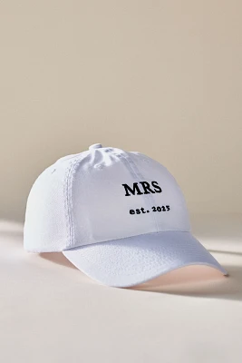 By Anthropologie Weddings Mrs. Baseball Cap