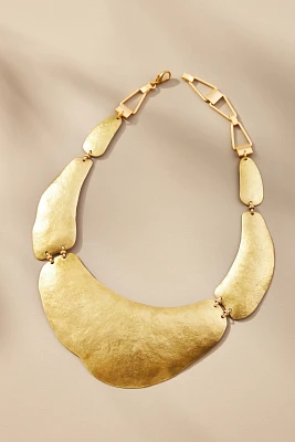 Bold Metal Collar Necklace