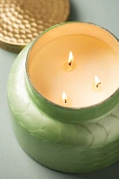 Capri Blue Volcano Green Capiz Jar Candle