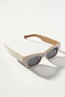 Eleventh Hour Booked Cat-Eye Sunglasses