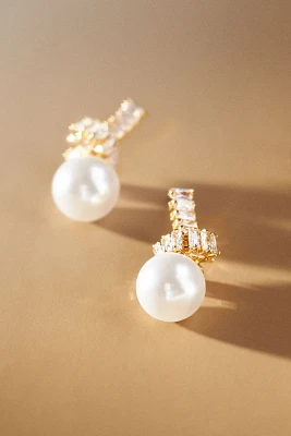 Gemelli Mini Pearl Twist Earrings