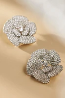 Rhinestone Floral Earrings