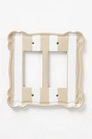 Whitney Stripe Outlet Switch Plate