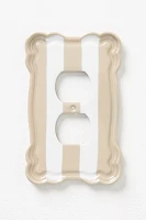 Whitney Stripe Outlet Switch Plate