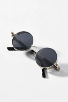 Bernardo Circle Metal Sunglasses