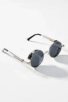 Bernardo Circle Metal Sunglasses