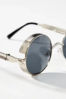 Bernardo Circle Metal Sunglasses