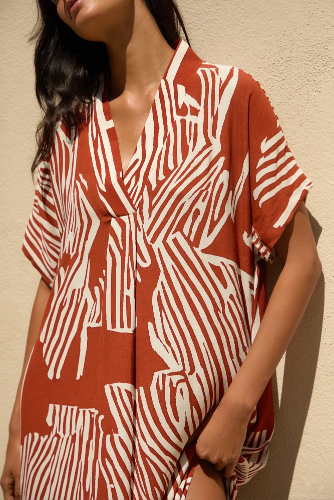 Bel Kazan Printed Kaftan