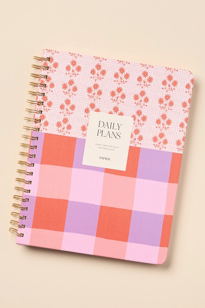 Papier Spiral Daily Softcover Planner