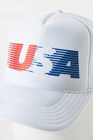 Ascot + Hart USA Trucker Hat