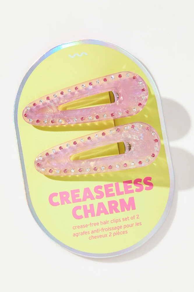 Charm Crease-Free Hair Clips, Set of 2