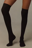 Ribbed Over-The-Knee Socks