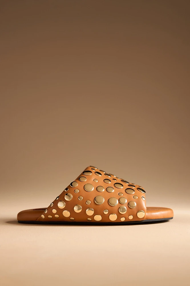 SIMONMILLER Studded Bubble Slide Sandals