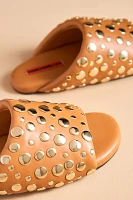 SIMONMILLER Studded Bubble Slide Sandals