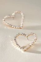 Crystal Heart Earrings