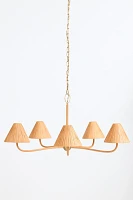 Delphine Rattan Large Chandelier