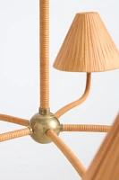 Delphine Rattan Large Chandelier