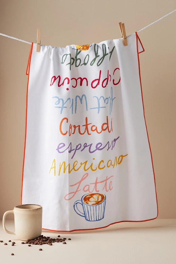 Coffee All Day Cotton Dish Towel