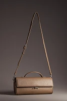 Pebbled East West Handbag