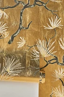 Bonsai Gold Leaf Wallpaper