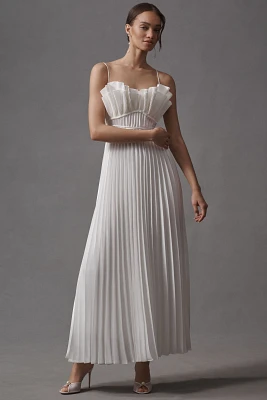 Acler Sanna Pleated Maxi Dress