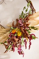 Right Side Hand Autumn Fields Wreath