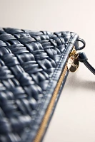 Clare V. Puffy Woven Flat Clutch