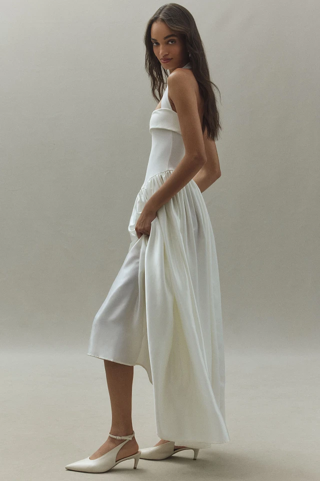 Delfi Collective Megan Halter Drop-Waist Maxi Dress | The Summit