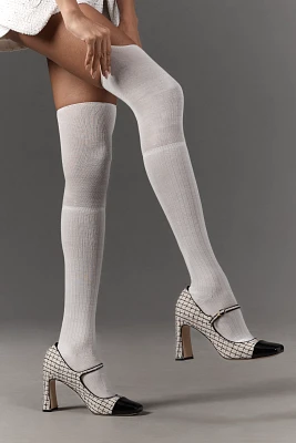 For Love & Lemons Solid Over-The-Knee Socks