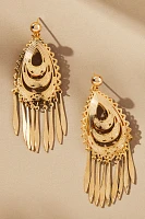 Western Fringe Teardrop Earrings