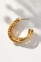 Twisted Lasso Hoop Earrings