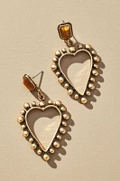 Western Heart Drop Earrings