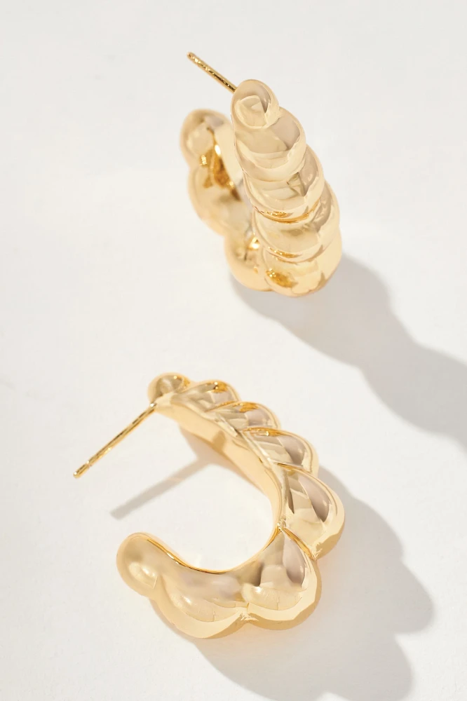 Coil Hoop Earrings