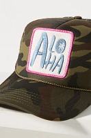 Friday Feelin Aloha Camo Trucker Hat