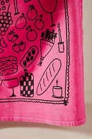 Julie Peach Picnic Dish Towel