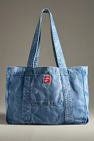 Damson Madder Bow Denim Tote