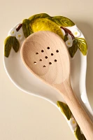 Foster Lemon Stoneware Spoon Rest