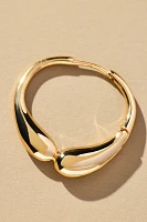 Double Bean Hoop Earrings