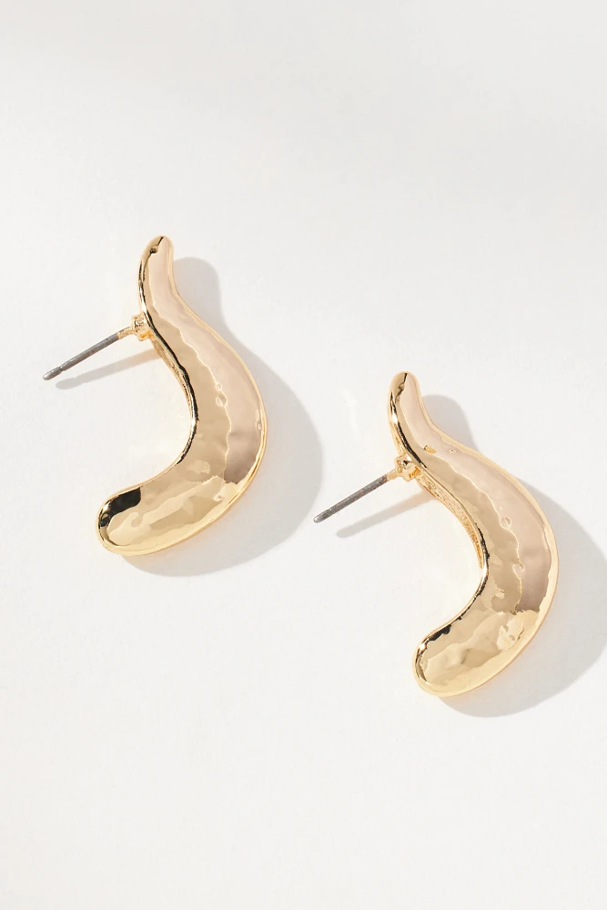 Wavy Post Earrings