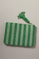 Beaded Flat Pouch: Garden Party Edition