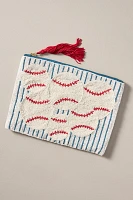 The Fiona Large Beaded Pouch