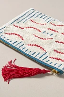 The Fiona Large Beaded Pouch